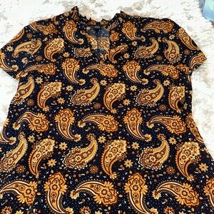 Paisley Print Women's Top